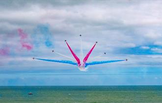 Red Arrows Eastbourne - picture from 2024 event