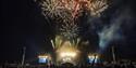 Fireworks above the Victorious Festival main stage