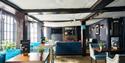Bar area at The Talbot Hotel in Surrey