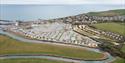 Aerial View over Parkdean West Bay Holiday Resort in Dorset