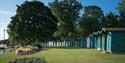 Grass area next to Appley beach huts, Ryde, Isle of Wight, Things to Do