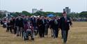 Veterans on Southsea Common - photo credit Solent Sky Services