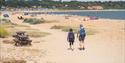 Sandy Avon Beach in Christchurch