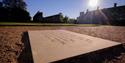 The spot where King Harold fell at Battle Abbey and Battlefield