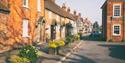 View down footpath in Beconsfield Old Town