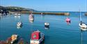 Boats in Folkestone Harbour