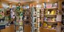 Book section inside Dover Visitor Information Centre, Kent