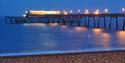 Deal Pier in Kent at Night