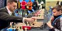 Isle of Wight, Events, Chess Tournament, Ryde, Game in Progress