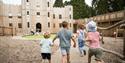 Children's adventure playground at Leeds Castle, Maidstone, Kent