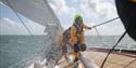 Getting sprayed during a race - credit clipperroundtheworld.com
