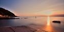 Sunset over Colwell Bay Beach, Isle of Wight, Things to Do