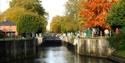 View of lock on the River Thames