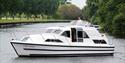 Boating along the River Thames at Slough, Berkshire