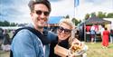 Foodies Festival - people enjoying some food at the festival
