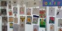 Art display at FOCAS Festival, conservation and science festival at Wildheart Animal Sanctuary, Sandown, Isle of Wight