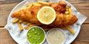 Fish and Chips at Malthouse Kitchen, Oxfordshire