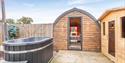 Glamping with hot tubs UK