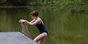 Wild swimming at Wasing Park, Berkshire