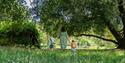 Large open spaces at Quex House and Gardens in Kent