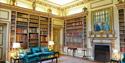 Library inside Leeds Castle near Maidstone, Kent
