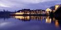 Macdonald Compleat Angler at night