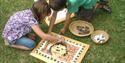 Children making mosaics at Newport Roman Villa, Isle of Wight, Things to Do