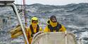 Clipper sailors going through rough seas - credit clipperroundtheworld.com