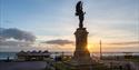 Photo of the Peace Statue on the border line between Brighton and Hove