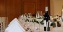 Private dining at Leonardslee Wine Estate, West Sussex