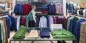 Gentleman shopping in Gant section of John Lewis Reading