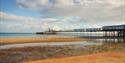 View of Sandown Pier on the beach, Isle of Wight, Things to Do