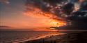 Southsea seafront at sundown