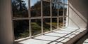 View out of window at Whitchurch Silk Mill - credit Kirsty Bowen Photography