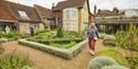 Tudor House and Garden - Walking through garden, credit Southampton City Council
