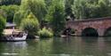 View of the bridge at Sonning