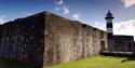 External photograph of the Southsea Castle walls