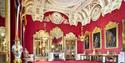 State Dining Room, inside Buckingham Palace, London - Photographer Peter Smith