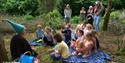 Storytelling at Isle of Wight Biosphere Festival, learning, family activities, art, nature, island wide, local events, what's on - credit: Sue Bailey