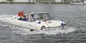 amphibious vehicle on the river thames