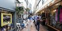 Photo of shoppers in The Lanes, Brighton