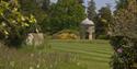 The borders and Rotunda at Woolbeding Gardens Credit Laurence Perry