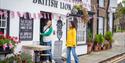 Traditional British Lion Pub in Folkestone, Kent