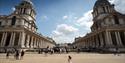 Outside the Old Royal Naval College