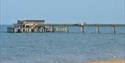 Looking over at Deal Pier in Deal, Kent credit Dover District Council D Bogue.