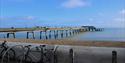 Side view of Deal Pier, Kent