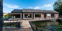 View of Cafe at Whitchurch Silk Mill in Hampshire