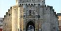 View of the Bargate the historic entrance to Southampton