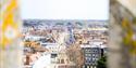 View over City of Chichester from Spire Tour at Chichester Cathedral