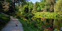 View over one of Leonardslee Gardens lakes